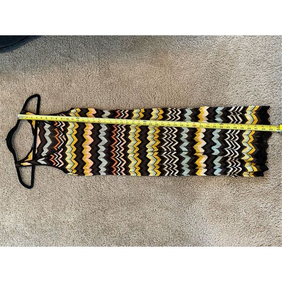 Missoni ZigZag Multi Color Viscose/Cotton Sleeveless Dress, Size 6 - Picture 3 of 8